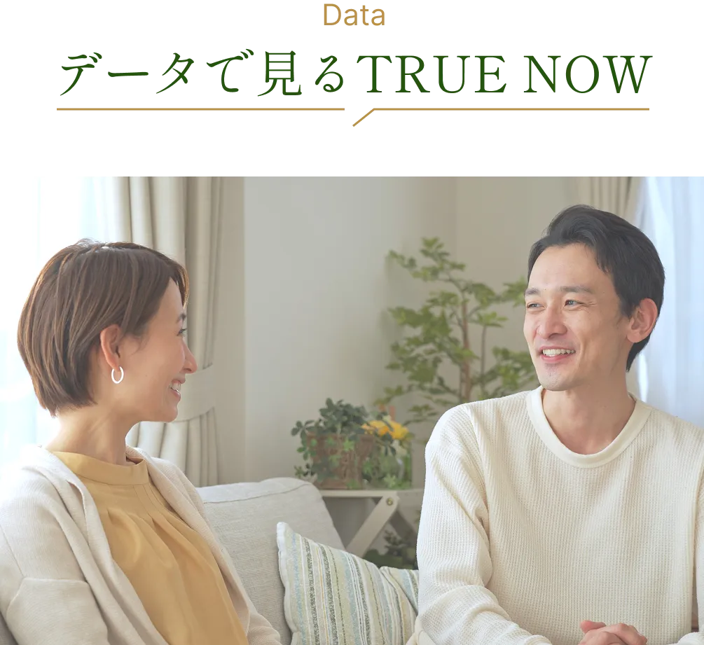データで見るTRUE NOW