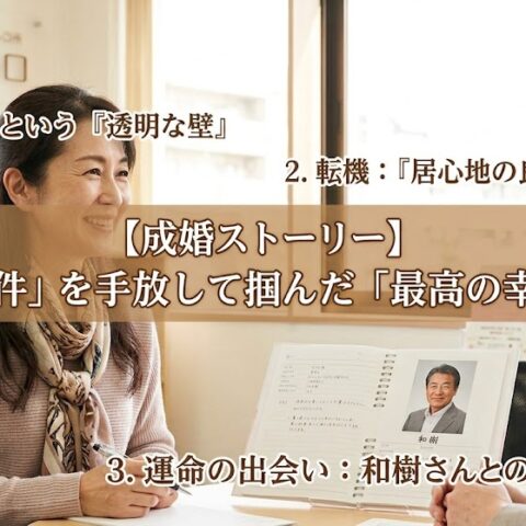 「高い望み」をやめたら奇跡が起きた？50代・初婚女性が理想を手放して掴んだ「最高の幸せ」